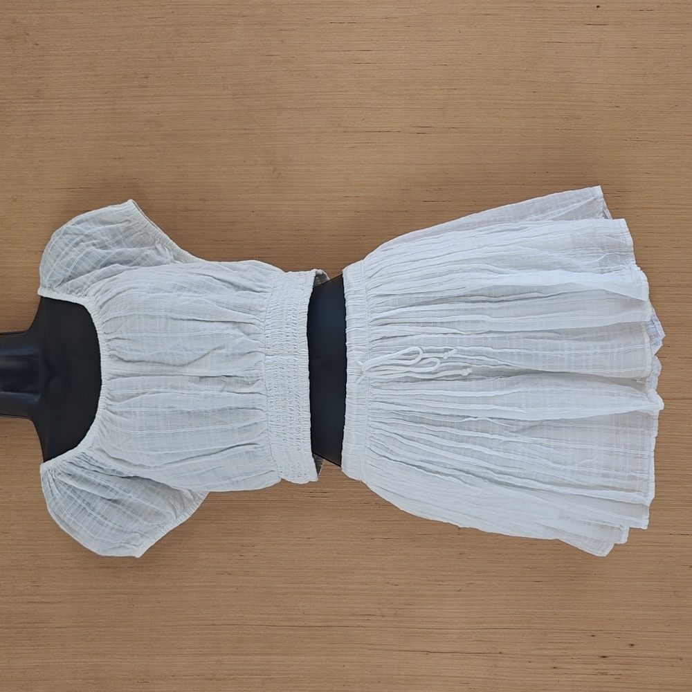 American Eagle White Sheer Set